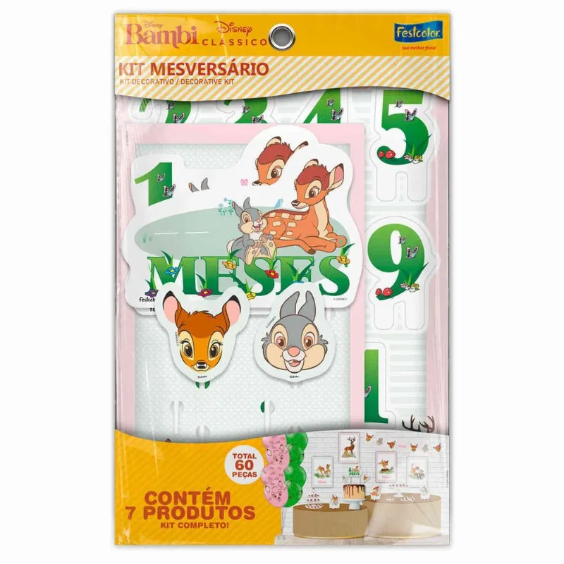 Kit Mesversário Festcolor Bambi (MP)