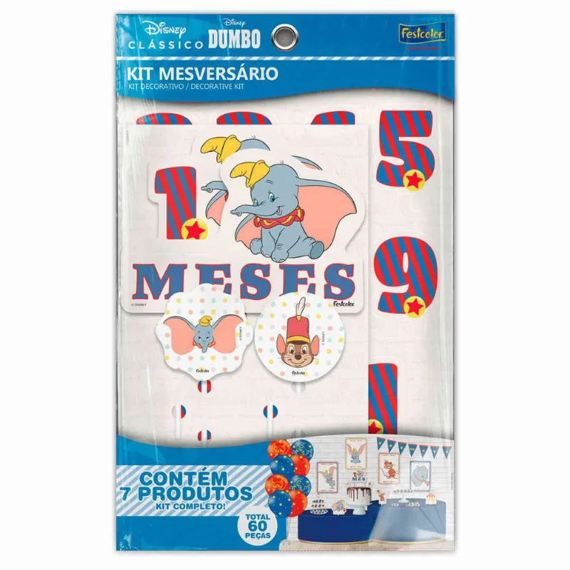 Kit Mesversário Festcolor Dumbo (MP)
