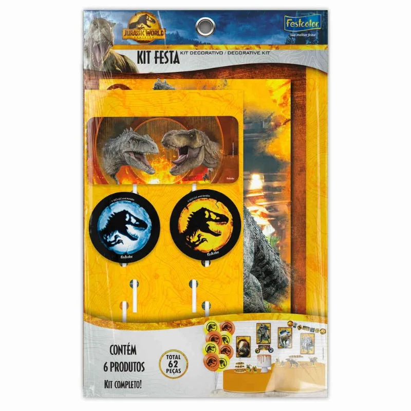 Kit Festcolor Festa Jurassic World 3 (MP)