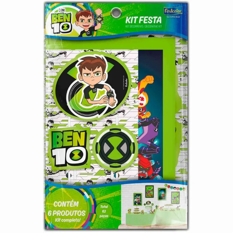 Kit Festcolor Festa Ben 10 (MP)