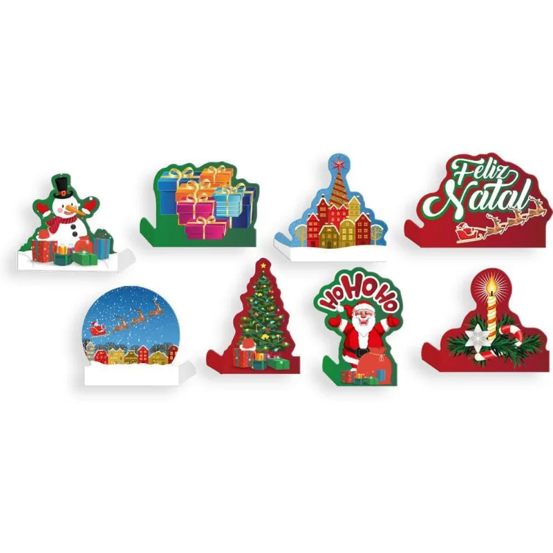 Decoração De Mesa Natal 12X08