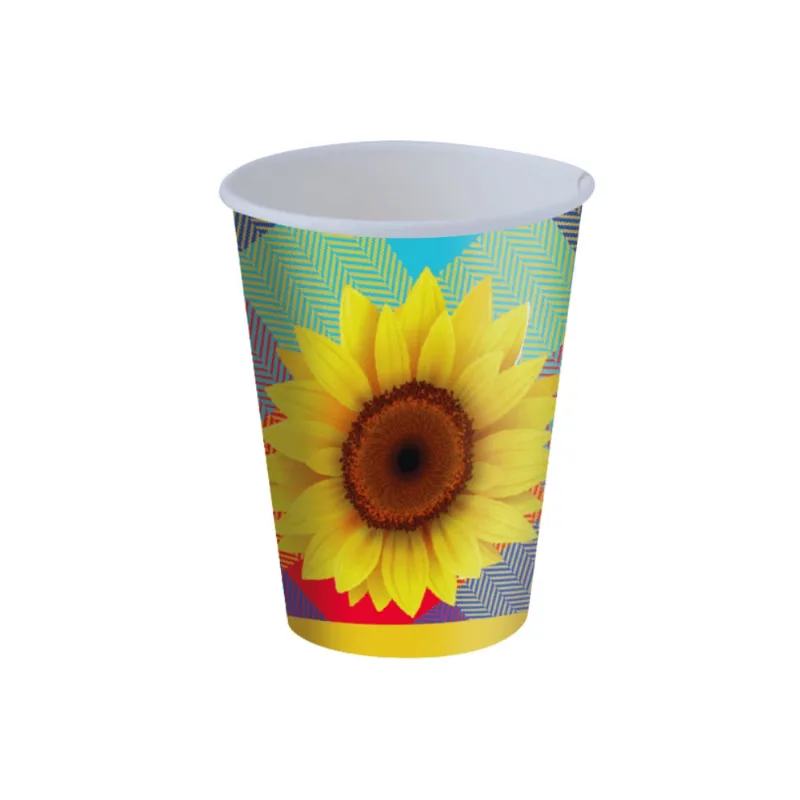 Copo de Papel 200ml Arraiá Junino c/8un Festcolor