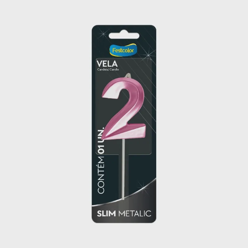 Vela Slim Metalic Pink N 2 Festcolor