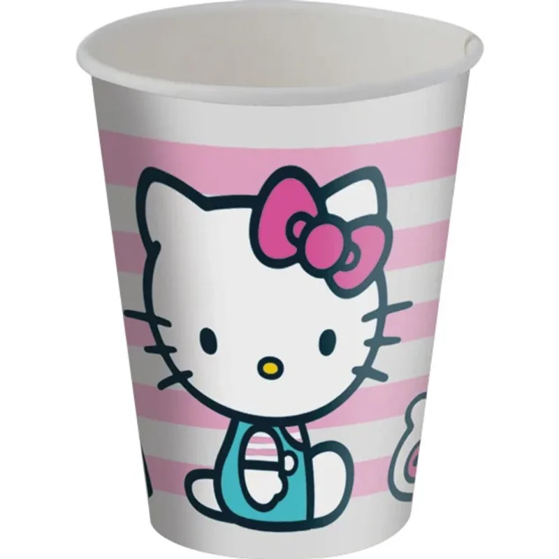 Copo Papel 200ml Hello Kitty C/8 Festcolor