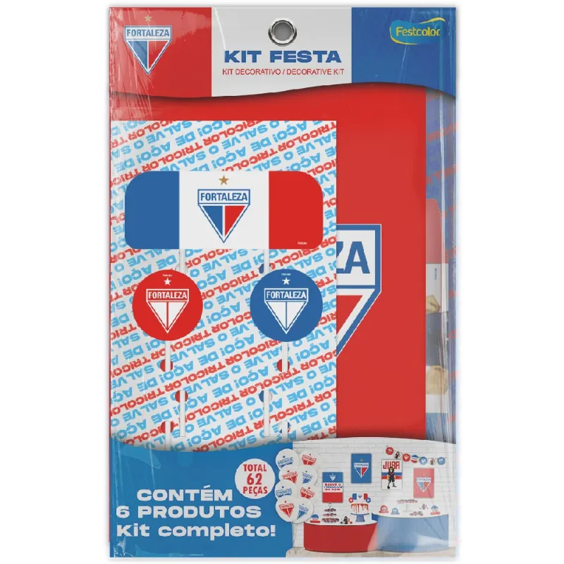 Kit Festa Fortaleza Oficial C/62 Festcolor