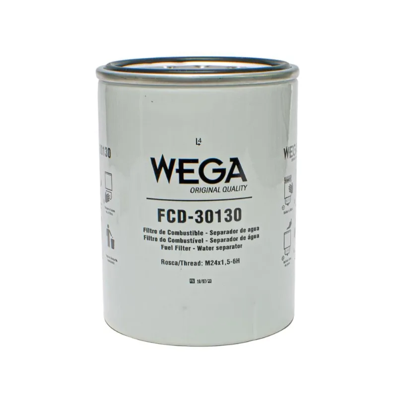 Filtro De Combustível Doosan DX160 DX210W-5 DX225LCA DX225LC-5 DX300LC-5 DX340LC-3 DX420-7 Diesel - wega - FCD30130