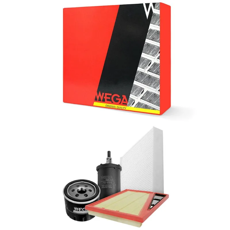 Kit Troca De Filtros Argo Strada Novo Uno Flex Wega