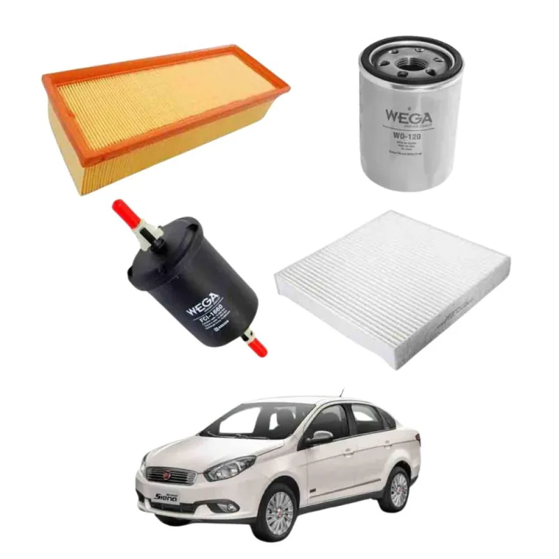 Kit Filtro Troca Óleo Grand Siena 2012 A 2022 WKL125 Wega - Não Disponível