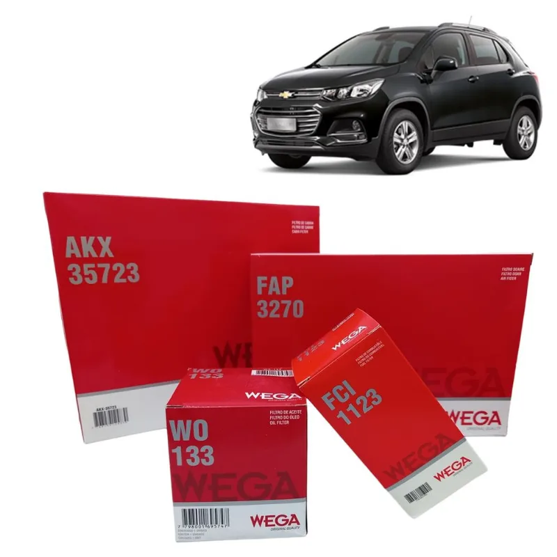 Kit De Filtros Wega Chevrolet Tracker 2017 Até 2020