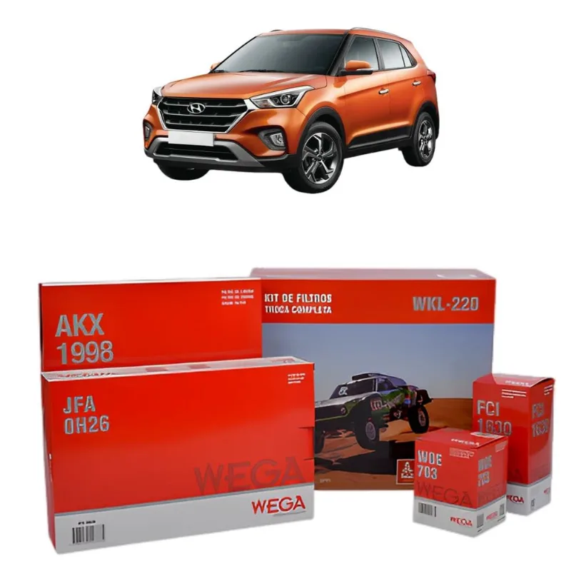 Kit De Filtros Wega Hyundai Creta 2.0 16v Flex 2021 Até 2024