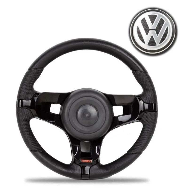 Volante Omega Volantes Jetta Europeu Preto 370mm