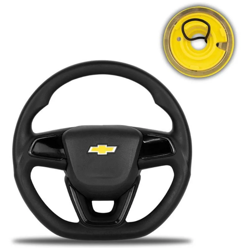 Volante Celta Corsa Classic Prisma Com Cubo Mod. Onix Preto
