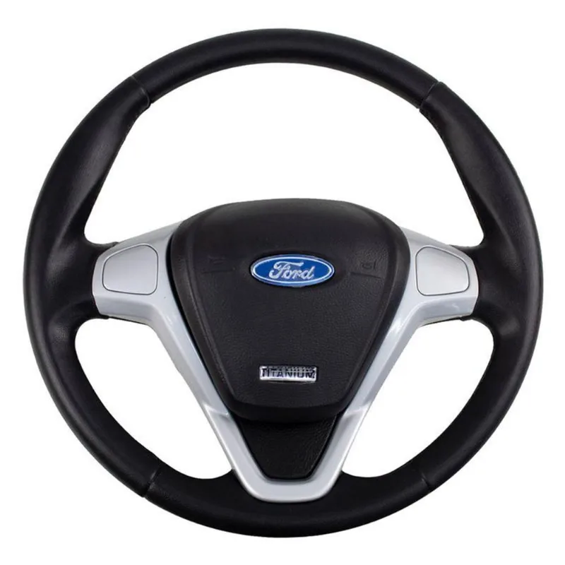 Volante Para Linha Ford Prata Sem Cubo Mod Titanium