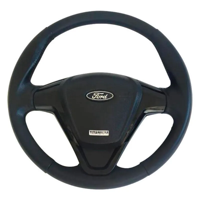 Volante Para Linha Ford Preto Sem Cubo Mod Titanium