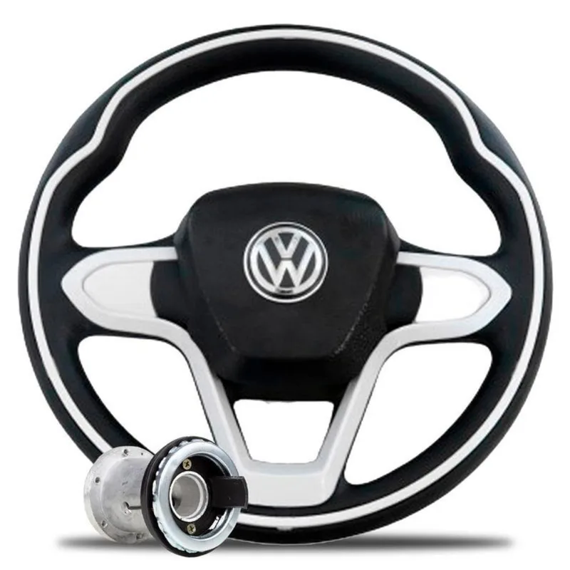 Volante Gol Saveiro Voyage G5/ G6 09-16 Prata Modelo Bmw