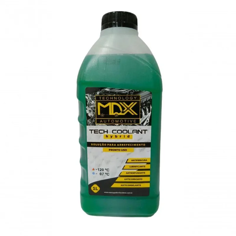 Aditivo Radiador Hybrid Diluido Verde Kit 8 Unid