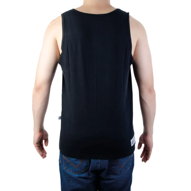 Camiseta Regata Masculina Santos Algodão Preta - Santos