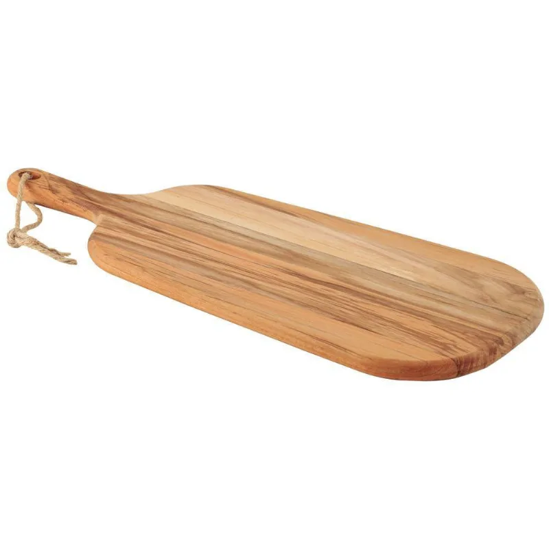 Tábua Para Pão Tramontina Provence Em Madeira Teca Fsc Com Cabo 48x19 Cm - Tramontina