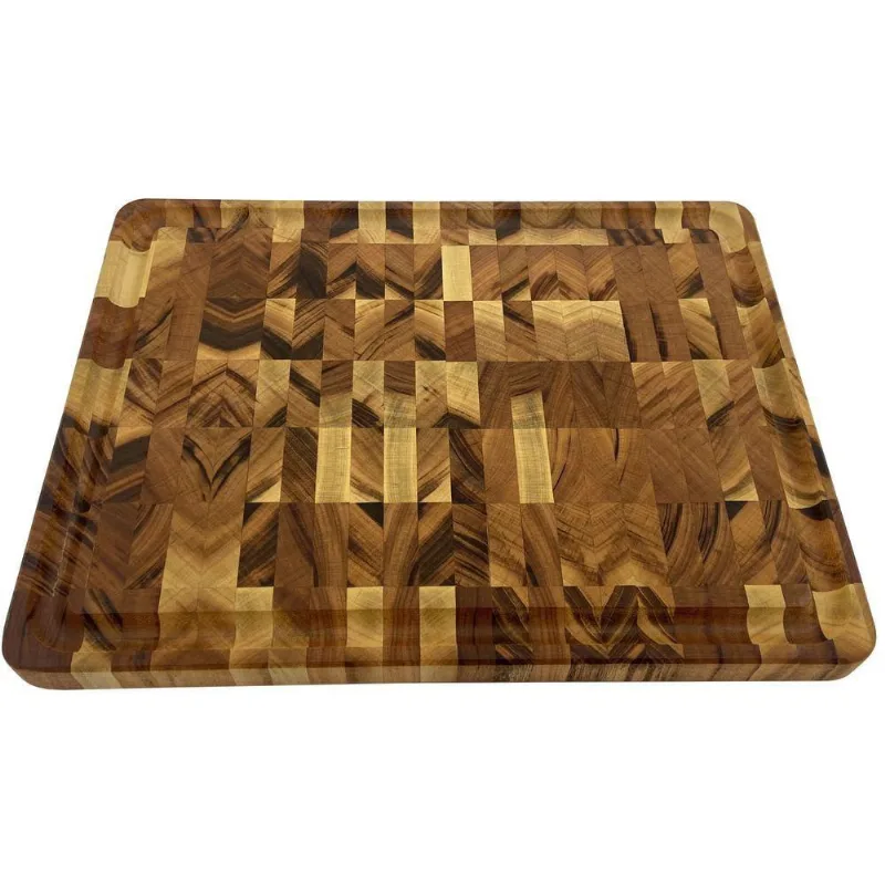 Tábua Para Churrasco Tramontina Retangular Em Madeira Muiracatiara Com Acabamento Em óleo 45x34 Cm. - Tramontina