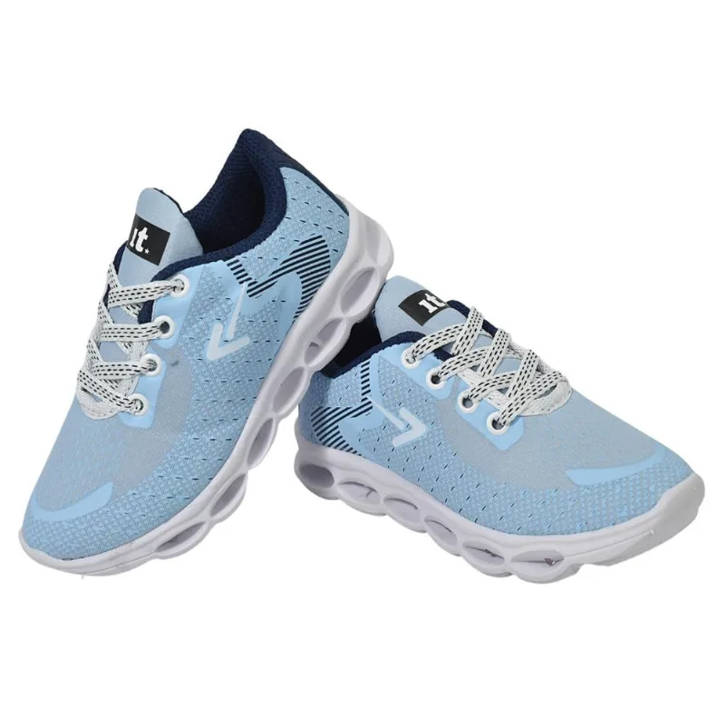Tênis Infantil Masculino Menino Com LED Leve Macio Azul
