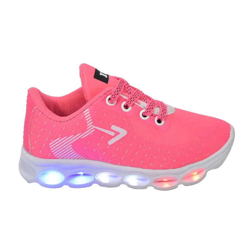 Tênis Infantil Feminino Menina Com LED Leve Macio Escola
