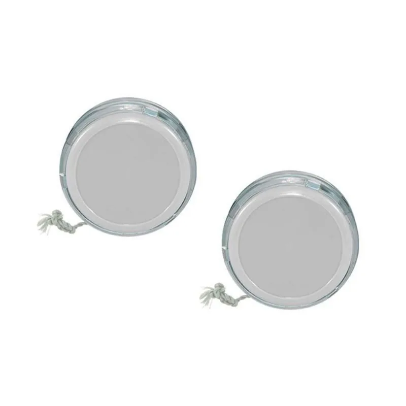 Kit 2 Ioiô Pro Spin Branco Base Cristal Plástico
