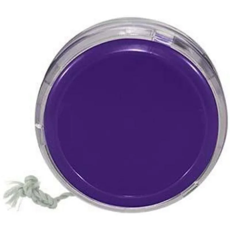Kit 6 Ioiô Pro Spin Lilás Base Cristal Plástico