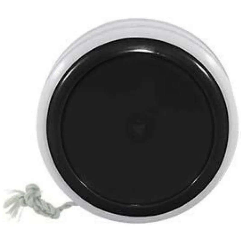 Kit 6 Ioiô Pro Spin Preto Base Branca Plástico