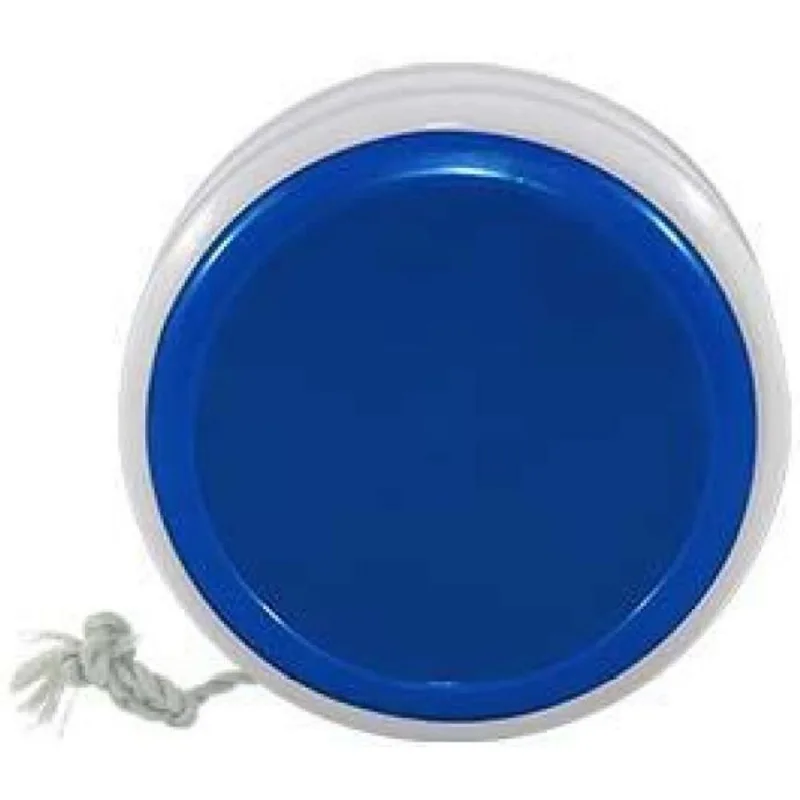 Kit 6 Ioiô Pro Spin Azul Base Branca Plástico