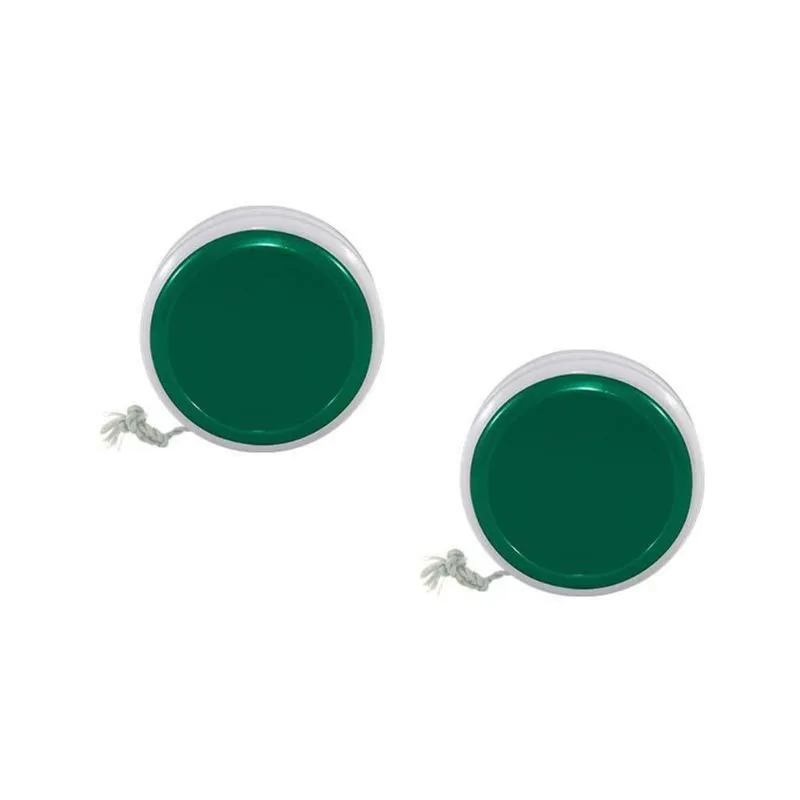 Kit 2 Ioiô Pro Spin Verde Base Branca Plástico