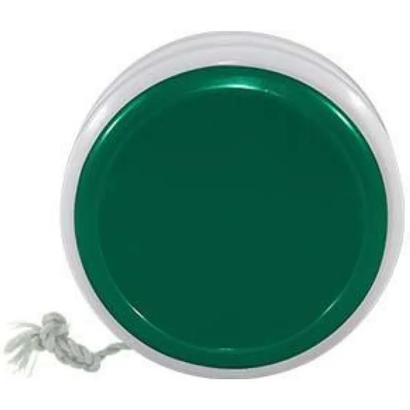 Kit 4 Ioiô Pro Spin Verde Base Branca Plástico