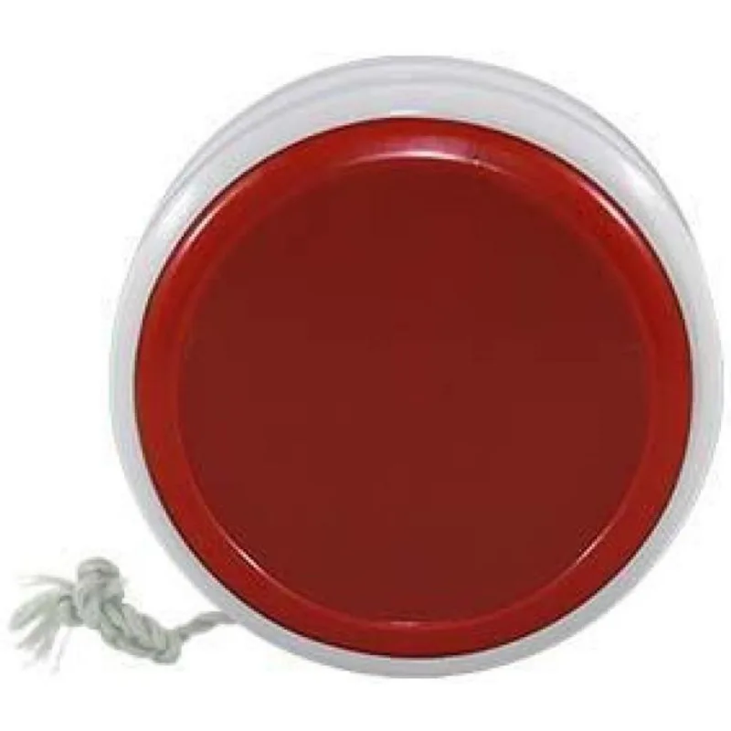 Kit 6 Ioiô Pro Spin Vermelho Base Branca Plástico