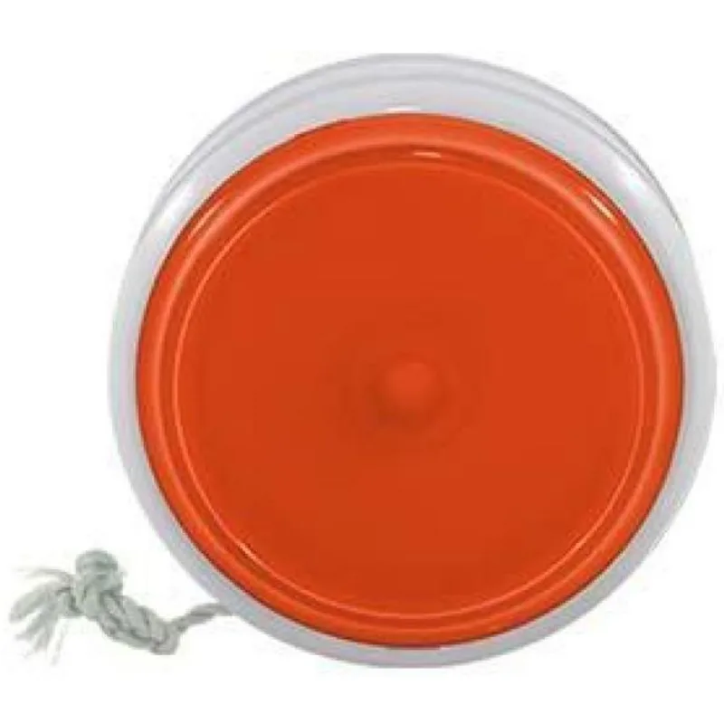 Kit 2 Ioiô Pro Spin Laranja Neon Base Branca Plástico