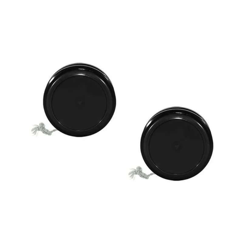 Kit 2 Ioiô Pro Spin Preto Base Preta Plástico