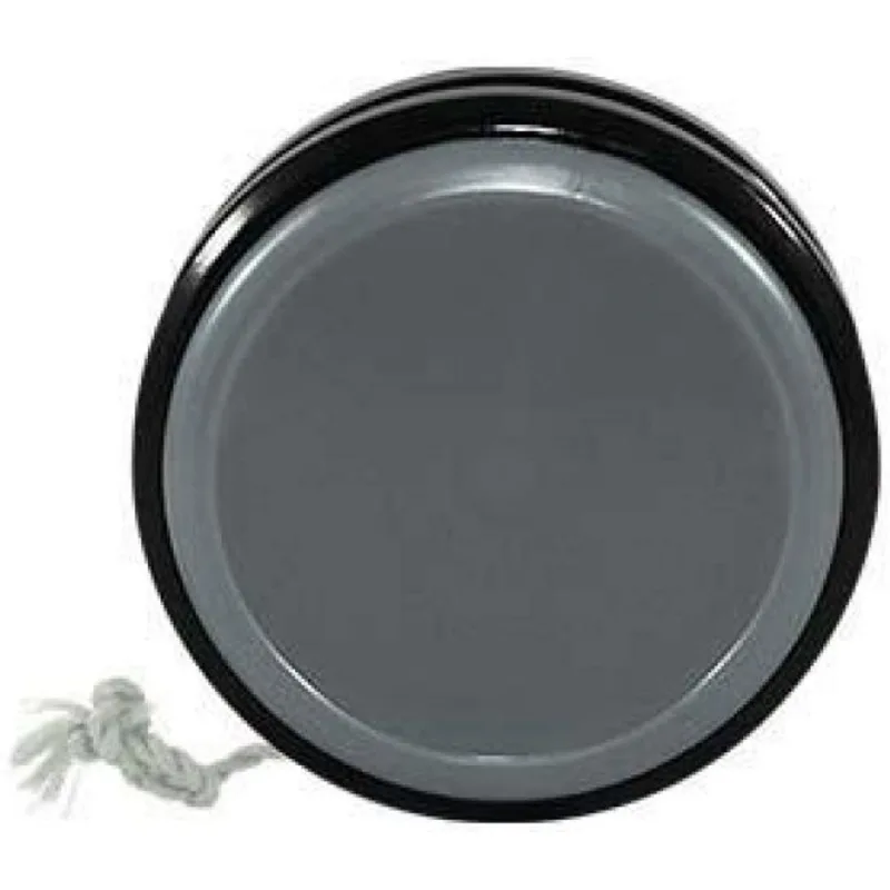 Kit 6 Ioiô Pro Spin Prata Base Preta Plástico