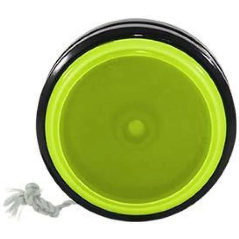 Kit 2 Ioiô Pro Spin Amarelo Neon Base Preta Plástico