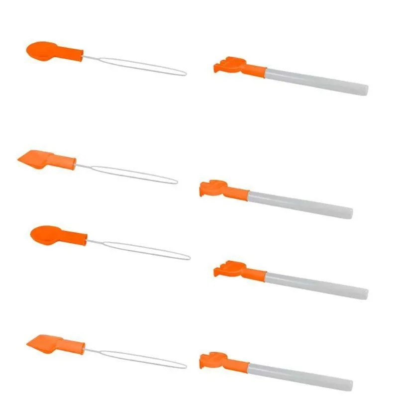 Kit 8 Bolhão De Sabão Praia Laranja Neon Plástico
