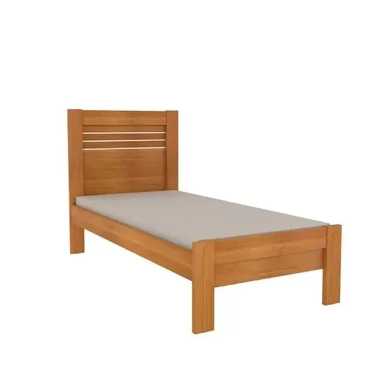 Cama Solteiro Safira Flex MDF Amadeirado Tcil Móveis - Tcil Móveis