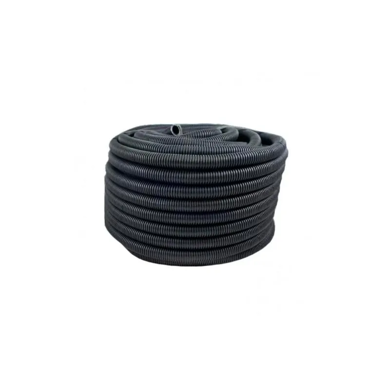 Kit 2 Duto Corrugado 1" X 50m Preto Com Fio Guia Volpato