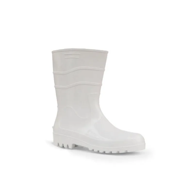 Bota De Pvc Cano Médio Branca Nº 36 - Workflex, Opção: Branco(a), Tamanho: 36