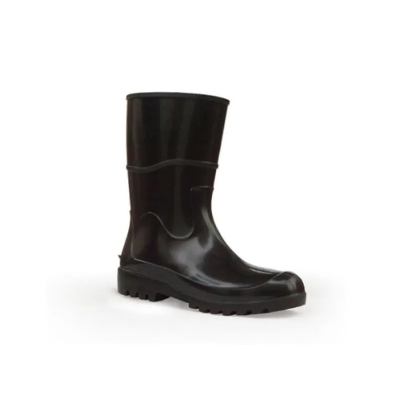 Bota De Pvc Cano Médio Preta Nº 35 - Workflex, Opção: Preto(a), Tamanho: 35