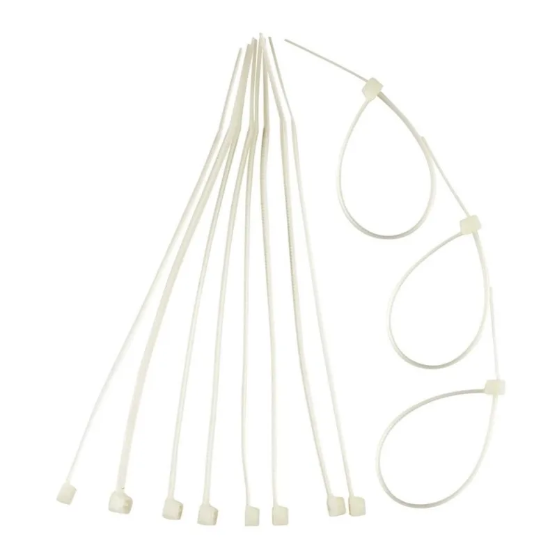 Kit 10 Abraçadeira Plástica Nylon Bca 200,0 X 2,5mm X 100 Pç