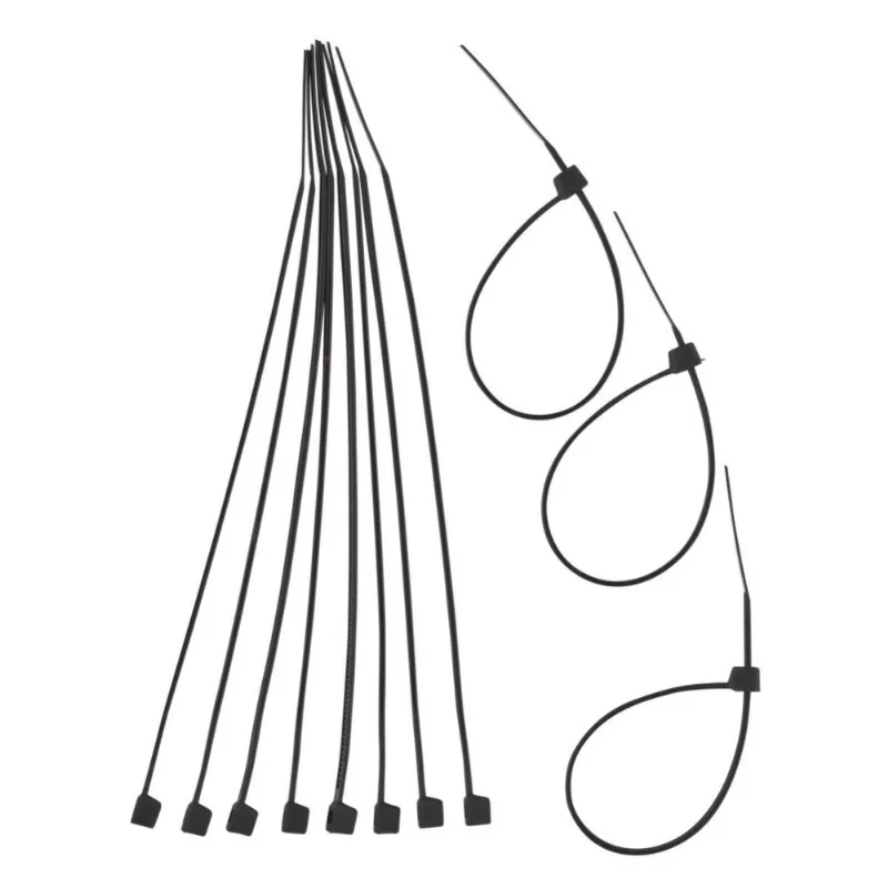 Kit 10 Abraçadeira Plástica Nylon Pta 200,0 X 4,8mm X 100 Pç