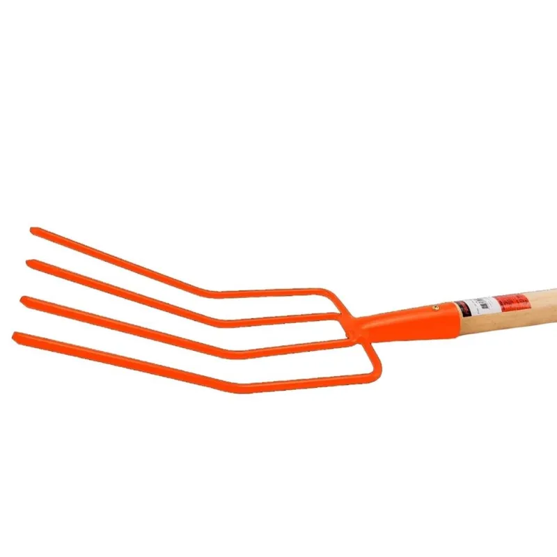 Kit 2 Forcado Reto 4 Dentes Com Cabo 120cm - Famastil