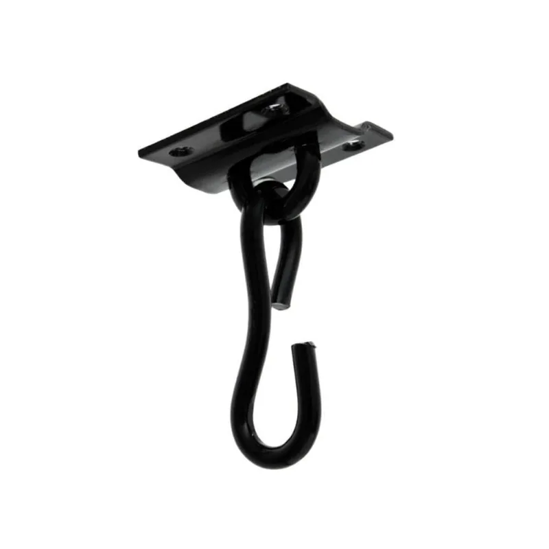 Kit 4 Gancho De Teto Parafusar Preto Ref. 70068 - Loth