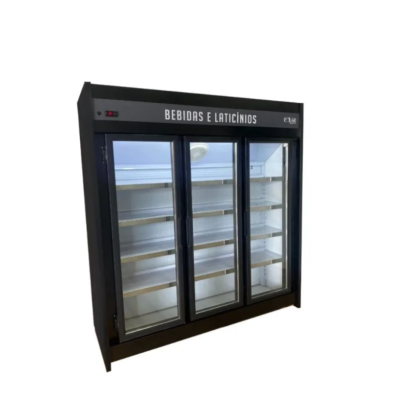 Expositor Refrigerado Auto Serviço Polar 1.80m 3 Portas PEVCA-220v