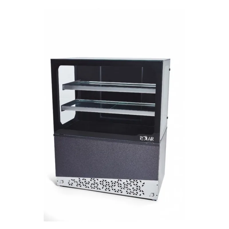 Vitrine Refrigerada Black Gourmet 1,00m Polar Modelo BGVR-100-127v