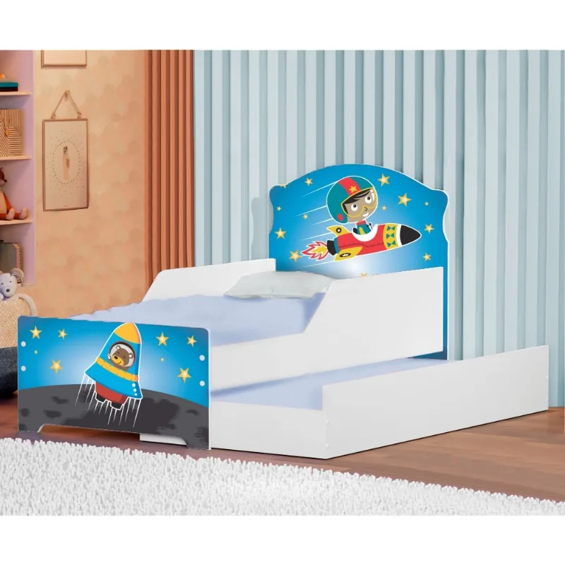 Bicama Infantil Uly Astronauta e Foguete