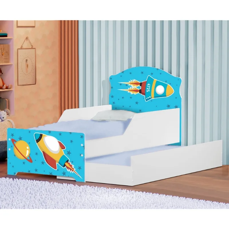Bicama Infantil Uly Foguete Espacial