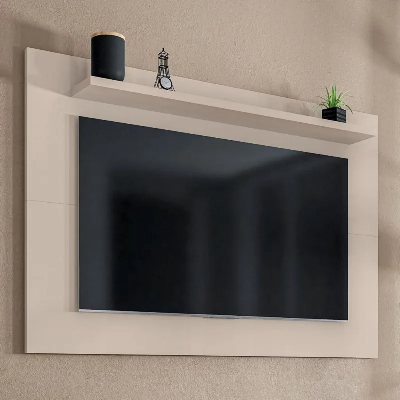 Painel Para Tv Korea Off White - Casa D Móveis